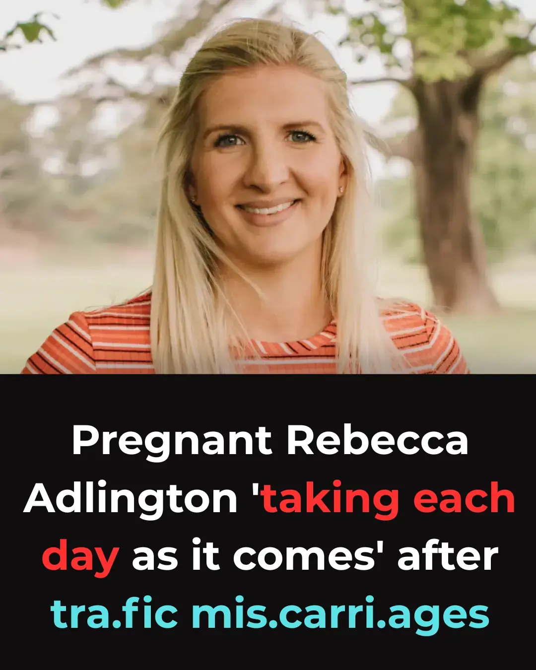 Rebecca Adlington, enceinte, « prend chaque jour comme il vient » après des fausses couches déchirantes