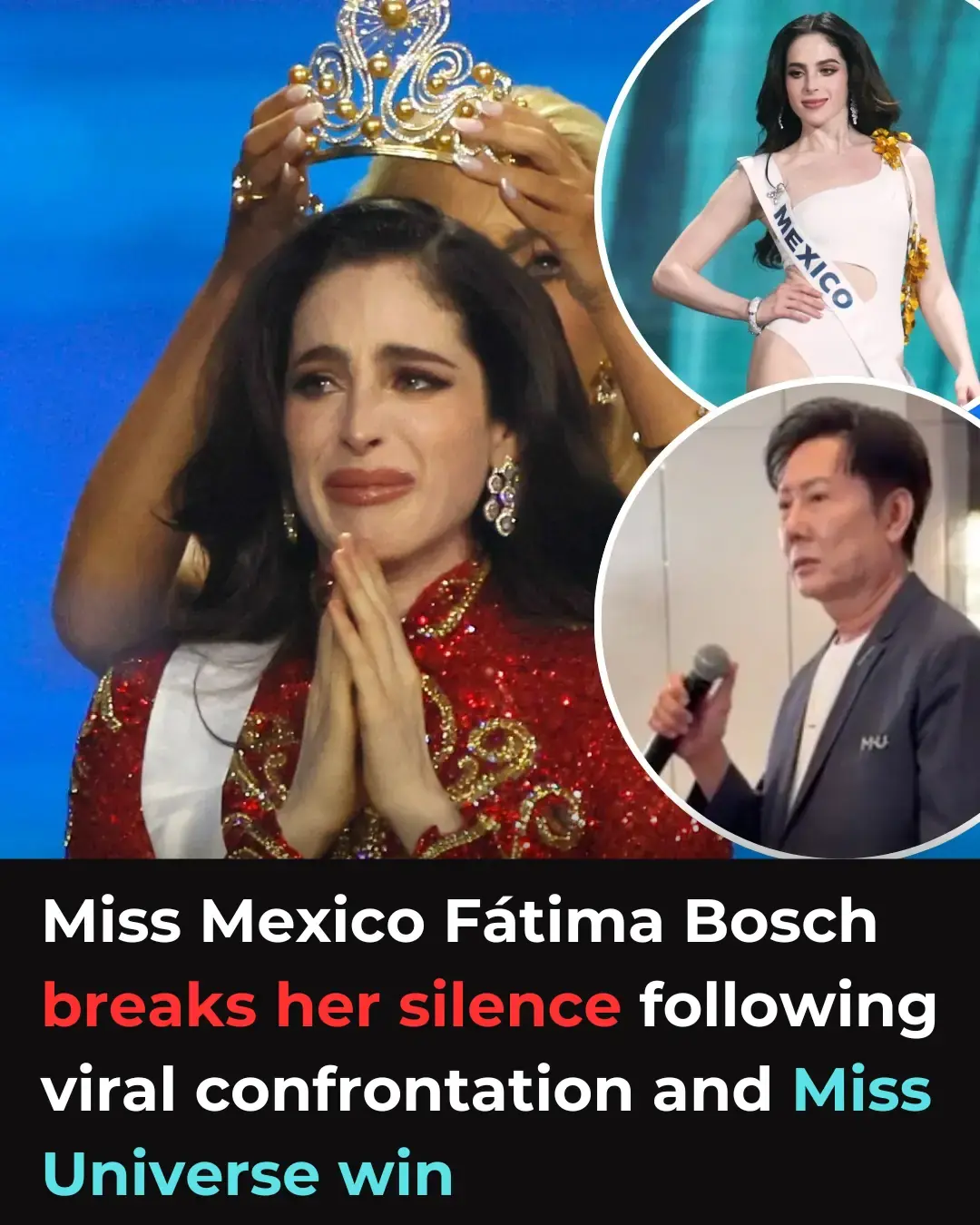 Miss Mexique Fátima Bosch brise son silence après une confrontation virale et la victoire de Miss Univers